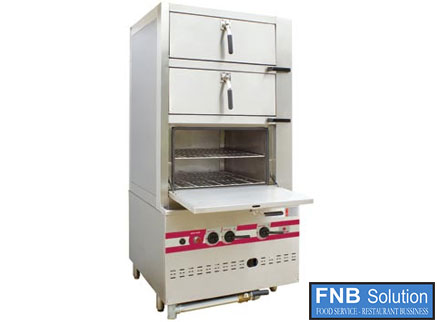 Thiết bị hấp nướng đa năng dùng gas